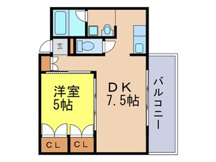 ラビーナ櫛原の物件間取画像